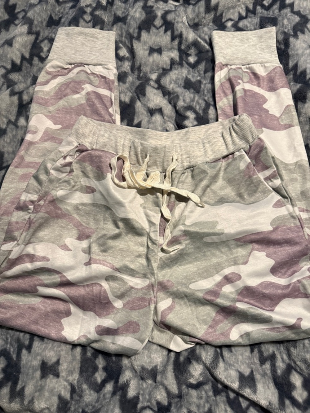 Boutique Camo Jogger Bottoms